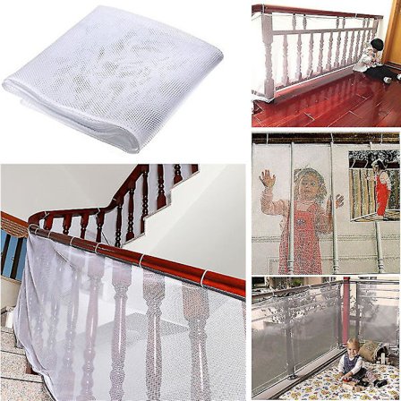 Baby- og børnesikkerhedstykt hegnenet til hjemmet, balkon, trapper, gelænderbeskyttelse (FMY)