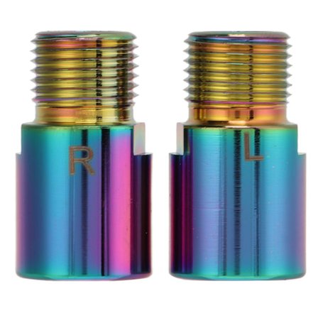 2st/set Mountain Bike Pedal Extenders Krom Molybden Stål Cykel Pedal Extender 20mm Färgglad