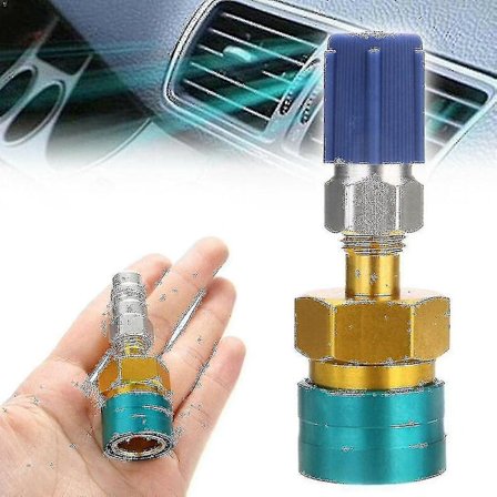 R1234yf til R134a lavtrykks koblingsadapter slange adapter raskt klimaanlegg og kjølemiddelkontakt rask bil enkel kobling luft J1s5ssxjv,wuzhou