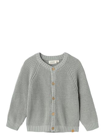Nmnemlen Lin Ls Knit Lil Noos Blue Lil'Atelier