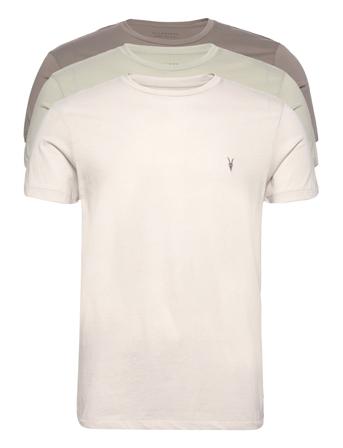 Tonic Ss Crew 3 Pk T-shirts Short-sleeved Beige AllSaints