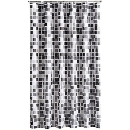 Duschdraperi 200x240cm mögel och antibakteriell vattentät duschdraperi fodrad med mjuk polyester