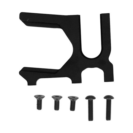 Motorfesteholder i aluminiumslegering for ARRMA 1/7 1/8 skala RC bil svart