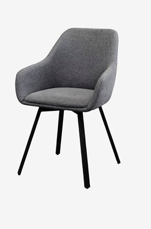 Torkelson - Stol Navo 2-pak - Grå - Stole med armlæn - Fra Homeroom