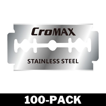 Rakblad Premium Dubbelrakblad Stainless Steel Barber