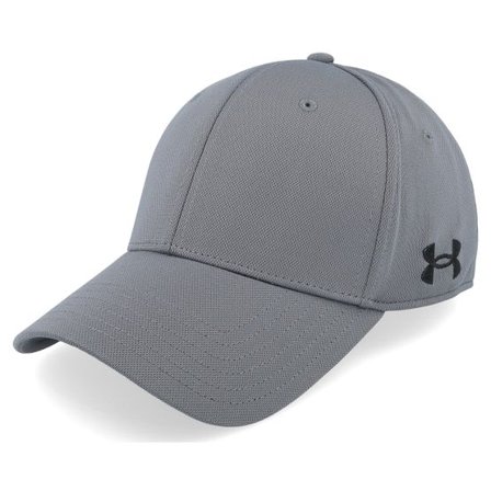 Under Armour - Grå flexfit Keps - Team Blitzing Graphite Flexfit @ Hatstore