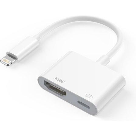 HDMI Lightning-adapter, digitale AV-kabler, til TV, kompatibel med