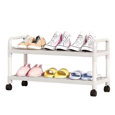 Vapaasti seisova kenkäteline, yksinkertainen kenkäteline, monikerroksinen pieni kenkäkaappi, sopii eteiseen A