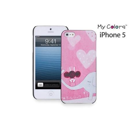My ColorsBaksideskal till Apple iPhone 5/5S/SE - (Heart)