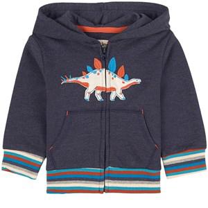 Hatley Blue Strolling Stegosaurus Baby Hoodie 6-9 Months - Jumpers and knitwear - 6-9 months - Blue - Junge