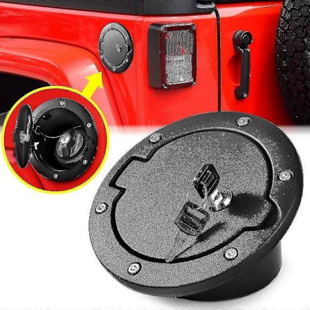 Tanklock för bränslepåfyllning, tanklock för Jeep Wrangler-tillbehör 2007-2018 Jk Unlimited Rubicon Sahara