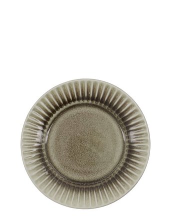 house doctor Cake Plate, Hdpleat, Grey/Brown - Grey - 16X16X2CM