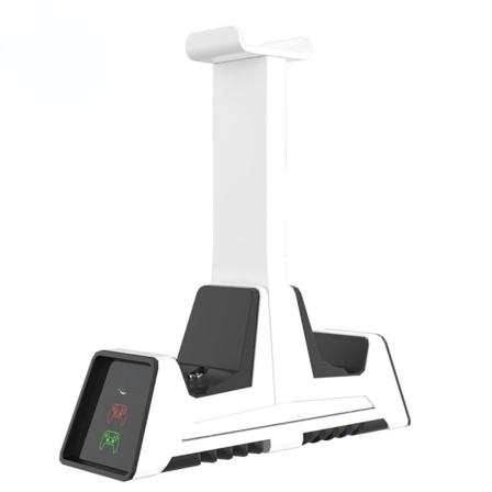 För PS5-handtag Laddningsbas Hörlursförvaringsställ PS4/Nspro/XboxOne/seriehandtag fast laddare