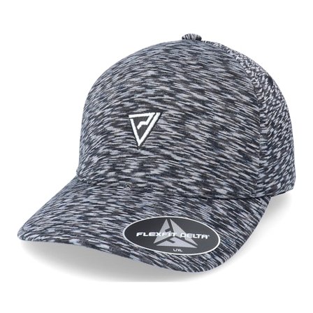 Padelville - Nero flexfit Cappellino - B/W Insignia Delta Melange Black Flexfit @ Hatstore