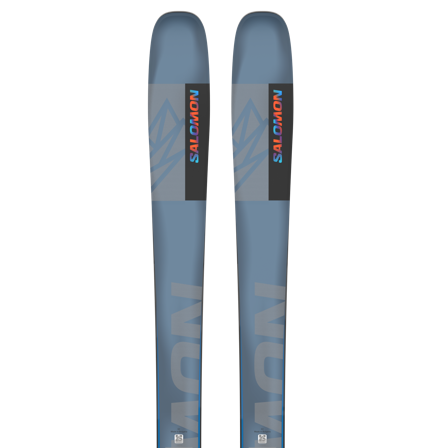 Salomon - Skis alpins N Qst 92 - Copen Blue / Safety Yellow - 160