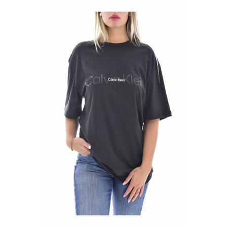 Calvin Klein T-Shirts svart, Dam, Dam, Storlek: L