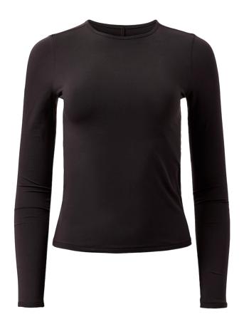 Reset Fitted Long Sleeve Tee Girlfriend Collective Black