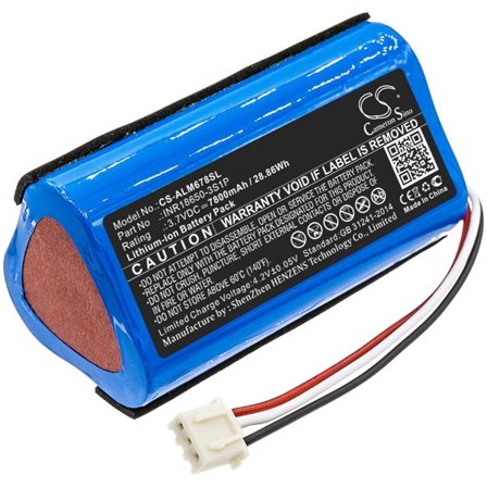 Batteri til højttaler til Altec Lansing Omni Jacket, iMW678, iMW678-BLK og andre