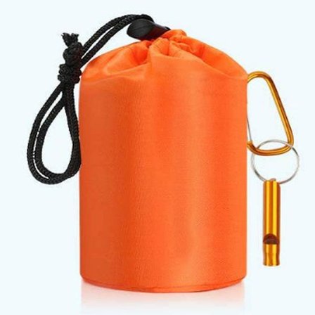 Nødsovepose Survival Bag 2-pakning | Overlevelses sovepose Nødsoveposer Emergency Bivy Sack | Bærbar Nødteppe Overlevelse