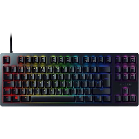 Razer Huntsman V2 Gamingtangentbord - Optisk utan latens, PBT-tangenter, Handledsstöd