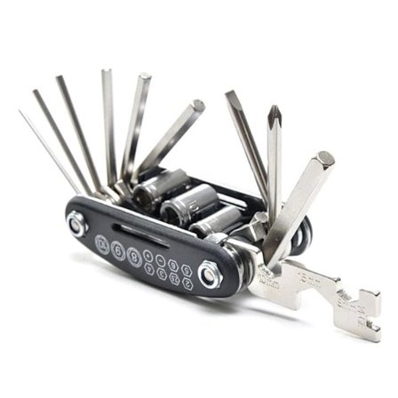 16-i-1 Multifunktionelt Værktøj til Cykel og El-løbehjul Xiaomi MiJia M365/Essential/1S Scooter/Pro 2/Xiaomi Mi E