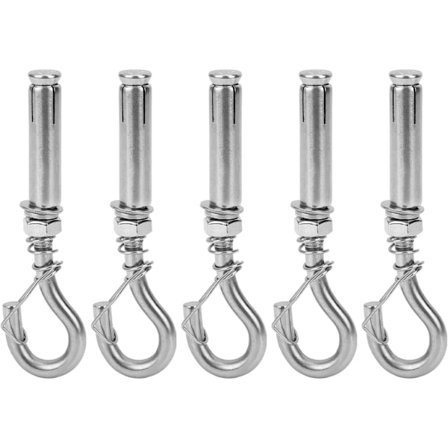 5 stk ekspansjonsbolt krok ekspansjonsring med M8 forsikring