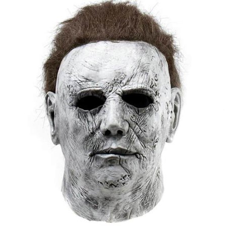 Halloween Michael Myers Horror Mask Deluxe Latex Headgear Party Fancy Dress Costume Prop -a