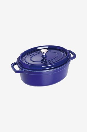 Staub - Gryta La Cocotte oval 29 cm, 4,2 l - Blå - Grytor & kastruller - Från Homeroom