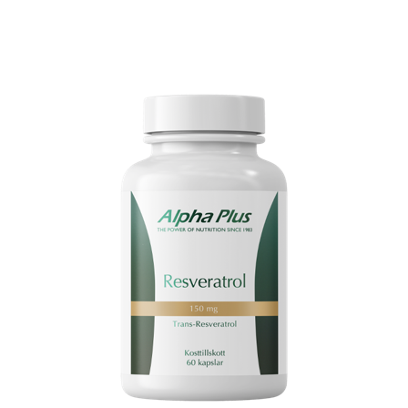Alpha Plus Resveratrol 60 kapslar