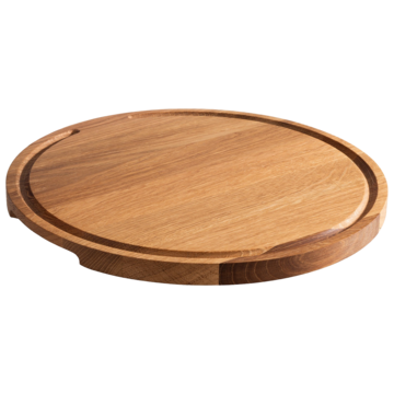 Pizzabrett i tre med håndtak