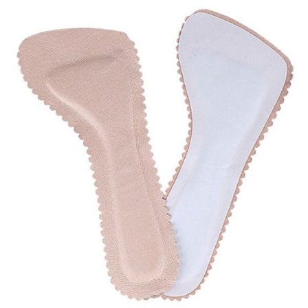 Anti-skli svetteabsorberende skoinnlegg for kvinner Massasje Høyhælte puteinnlegg