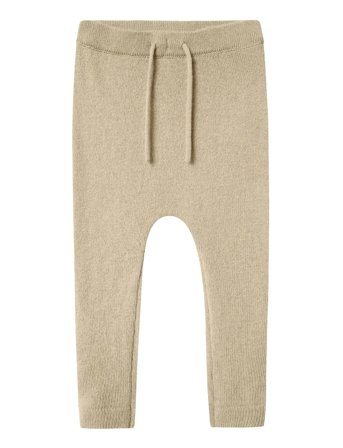 Nmnnalio Wool Knit Pant Lil Beige Lil'Atelier