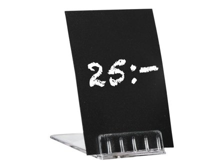 Skylthållare lutande transparent 10/fp - Lyreco - Kontorsmaterial - Butiksmaterial - Prisetiketter och prismärkare