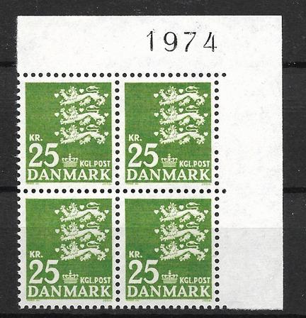 Danmark 1974 - AFA 402a - 1974 - Postfrisk