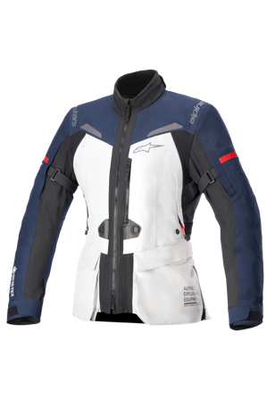 Motocyklová Bunda Alpinestars Stella ST-7 2L Gore-Tex Dámské Ledová Šedá/Tmavá Modrá/Černá XL