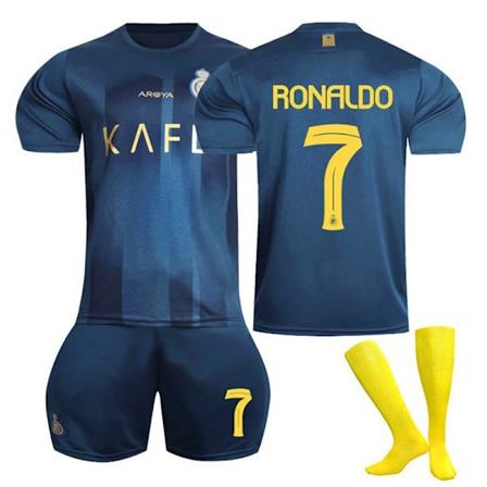 23-24 Al-Nassr FC Vierasjalkapallopaita lapsille nro 7 Ronaldo XL