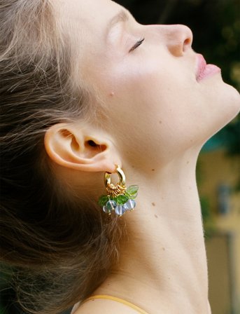 ANNELE Blueberry Fields Forever Earrings - Blue - ONE SIZE 3