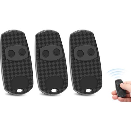 Fjernbetjening til Came TOP432EV 3stk. Fast kode frekvens 433,92MHz.