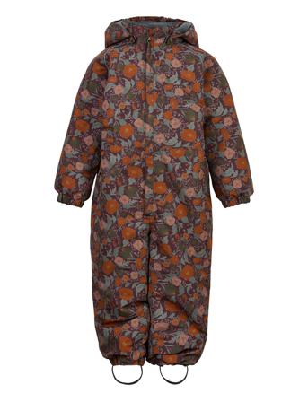 Polyester Junior Suit - Aop Floral Outerwear Coveralls Snow/ski Coveralls & Sets Monivärinen/Kuvioitu Mikk-Line
