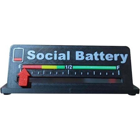 Social Battery Desktop Indicator Kreativ Social Battery Desktop Indic