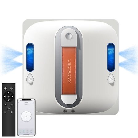 Robot Vinduesvasker - LIECTROUX - S11 - Spray i 4 Retninger - Glasdetektering - Bluetooth Kontrol