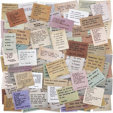 240 STK Stickers Quote Stickers Vintage Stickers