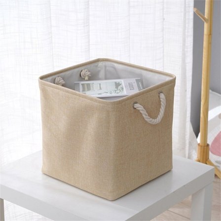 Beige opbevaringskurv (28*28*28cm)