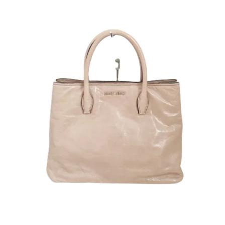 Miu Miu Pre-owned, Pre-owned Leather totes Beige, unisex, Maat:ONE Size,leer