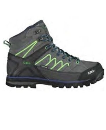 CMP Moon Mid Vibram WP Grey-Verde Fluo