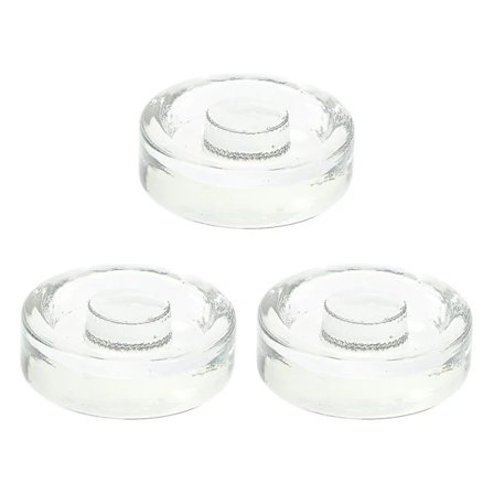 3 stk. Fermenteringsglasvægte Bredmundede Glas Syltetøjsglas Tætningslåg Glas Fermenteringslåg