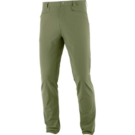 Salomon Men's Wayfarer Tapered Pants Men hiking trousers Green 54/Regular