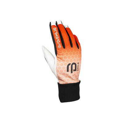Dæhlie - GLOVE RACE LEATHER WMN - Shocking Orange - 5