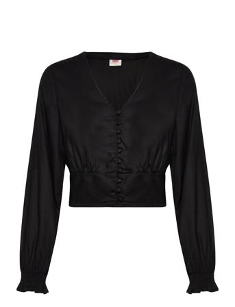 Tamara Ls Blouse Dark Ages 4 Tops Blouses Long-sleeved Black LEVI ́S Women