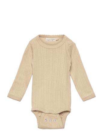 Aron Bodystocking Bodies Long-sleeved Beige That's Mine*Betinget Tilbud